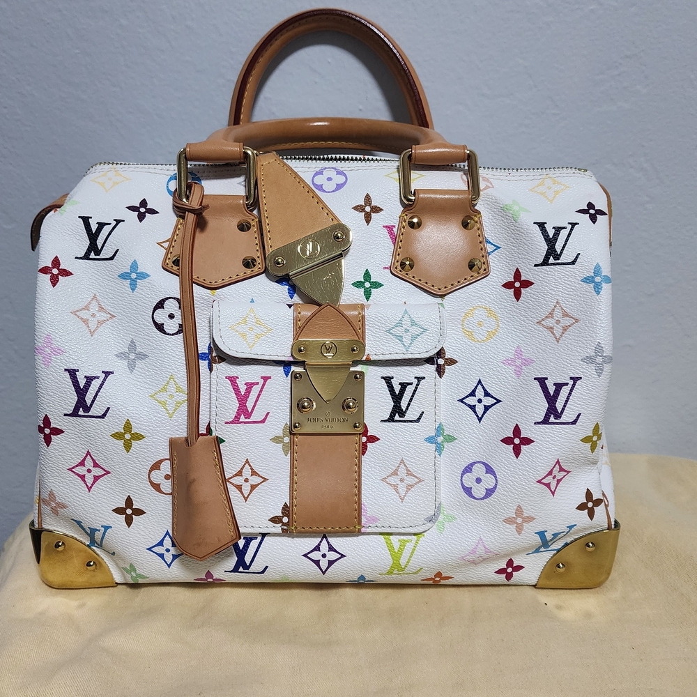 Louis Vuitton Multicolor Speedy 30 – White (Murakami Collection) - Picture 10 of 16